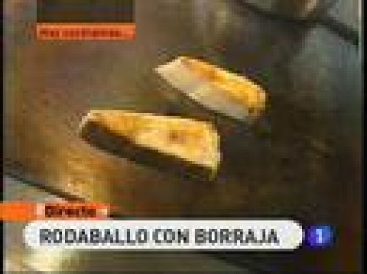 Rodaballo con borraja