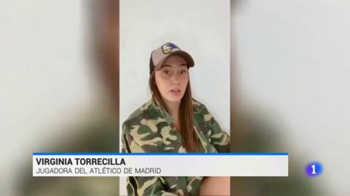 Telediario 1 - Virginia Torrecilla: "Que sepáis que voy a estar a tope, a tope cuando vuelva"
