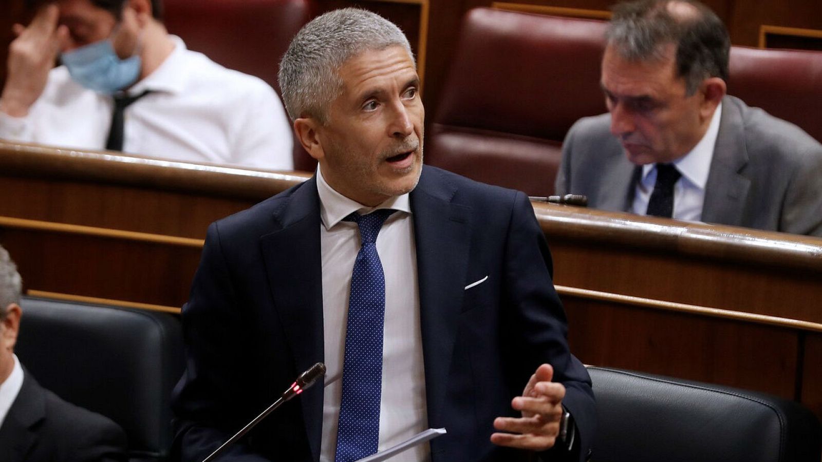 El Congreso votará el jueves la reprobación de Marlaska tras los polémicos ceses en la Guardia Civil - RTVE.es - Telediario 1 | Ver