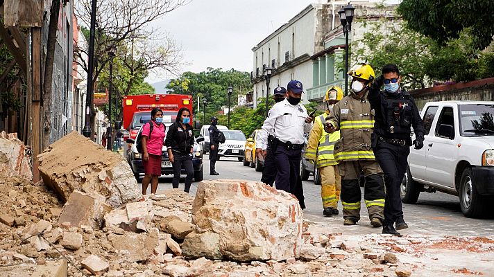 Los 62 segundos que alertaron del terremoto de magnitud 7,5 que ha sacudido México