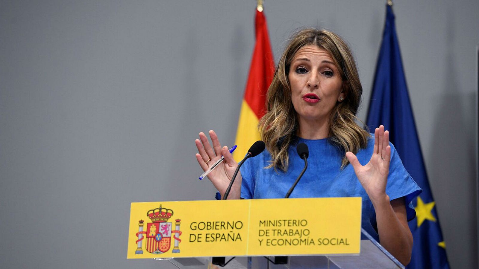 Yolanda Díaz detalla las medidas económicas adoptadas por el Gobierno para "preservar el empleo" - RTVE.es | Ver