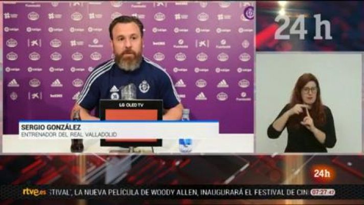 Telediario 1 - Sevilla y Valladolid abren la jornada 32 de liga