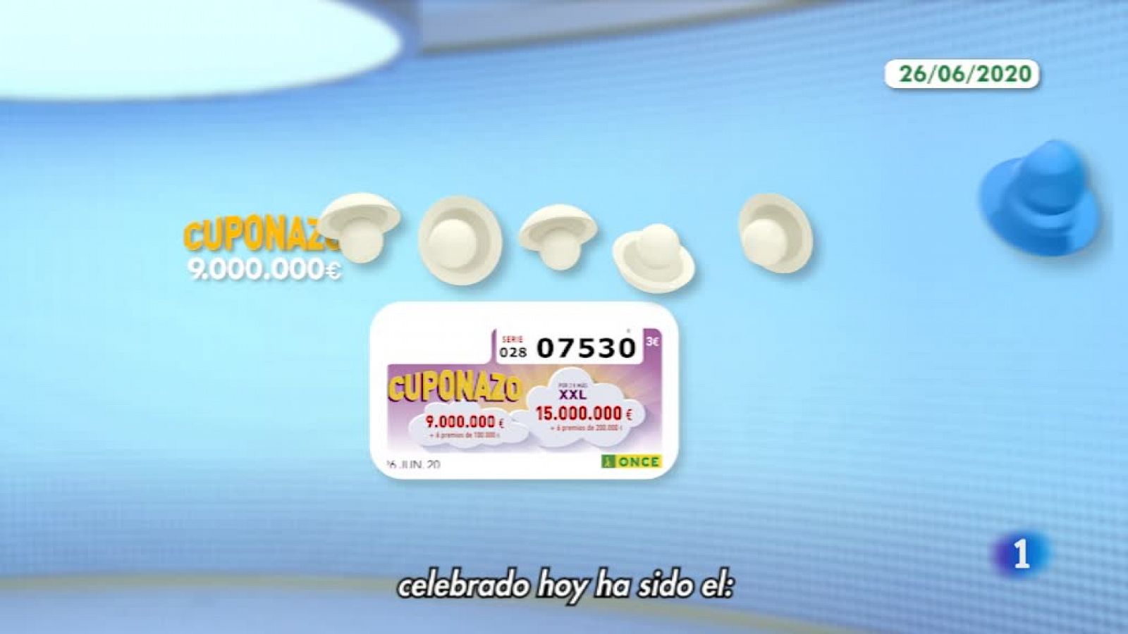 Sorteo ONCE - 26/06/20 - RTVE.es