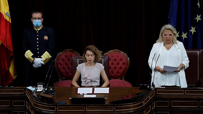 Telediario 1 - Las víctimas del terrorismo piden en el Congreso que no se reconozca a Bildu como "actor político"