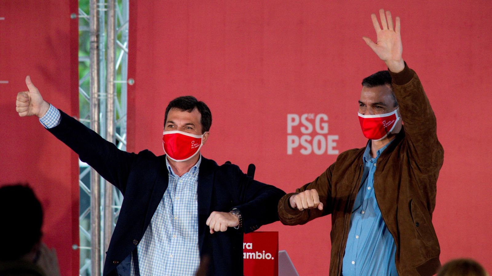 Elecciones gallegas | Sánchez: "Ante la crisis solo hay dos modelos: PP o PSOE" - RTVE.es
