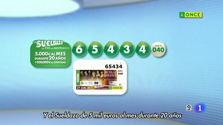 Sorteo ONCE - 27/06/20