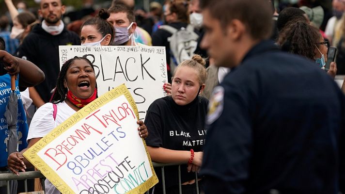 Al menos un muerto en un tiroteo durante las protestas por la violencia policial en Kentucky, Estados Unidos