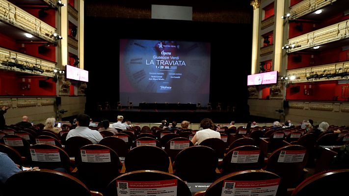 Telediario 1 - El Teatro Real vuelve el 1 de julio con La Traviata de Verdi