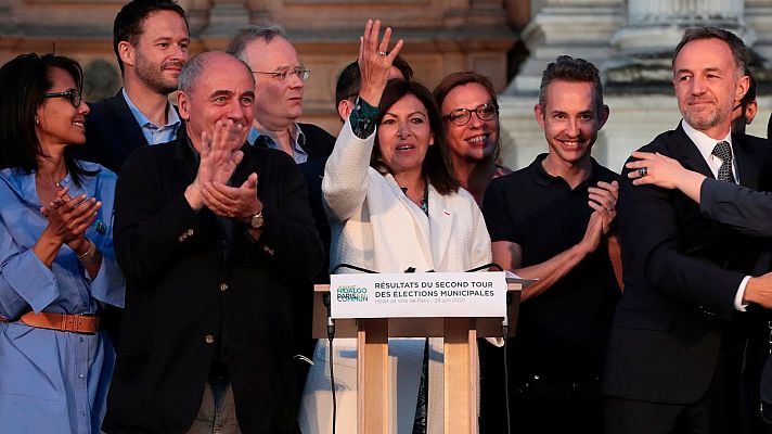 Telediario 1 - Revés para Macron en unas elecciones municipales marcadas por una abstención histórica