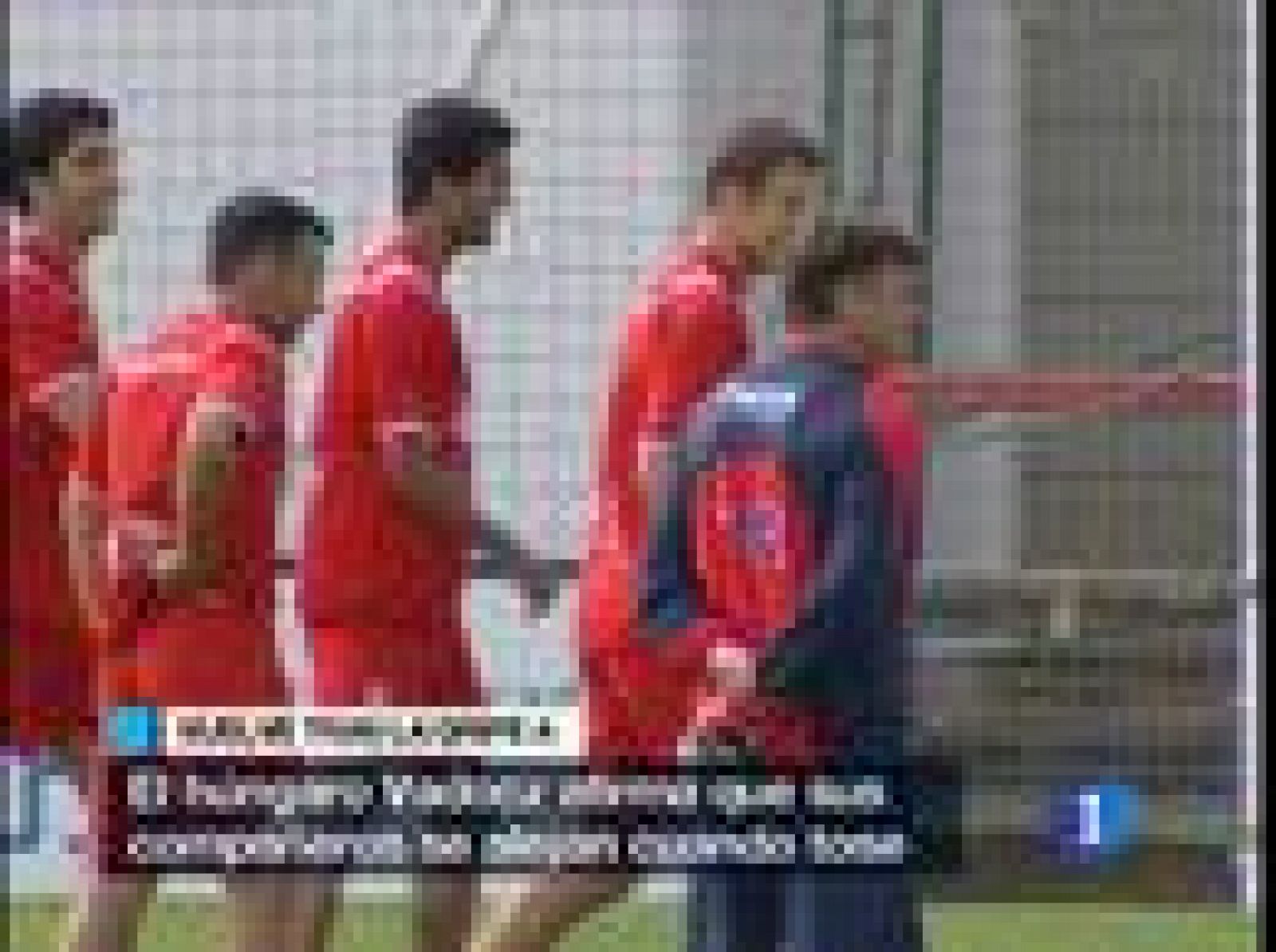 Vadocz ya entrena con Osasuna tras recuperarse de la Gripe A que sufrió.