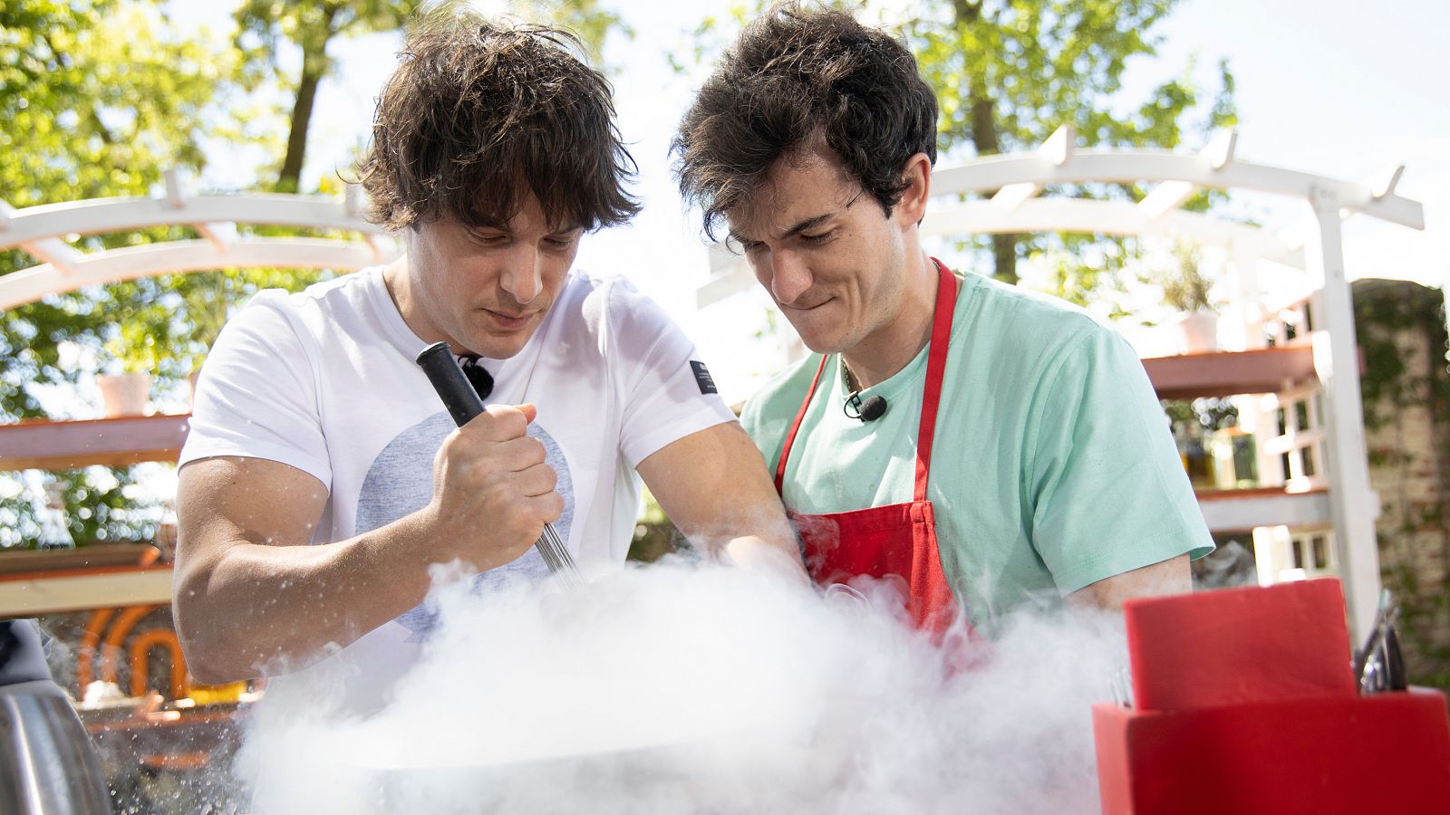 Jordi Cruz le da duro al helado con Andy