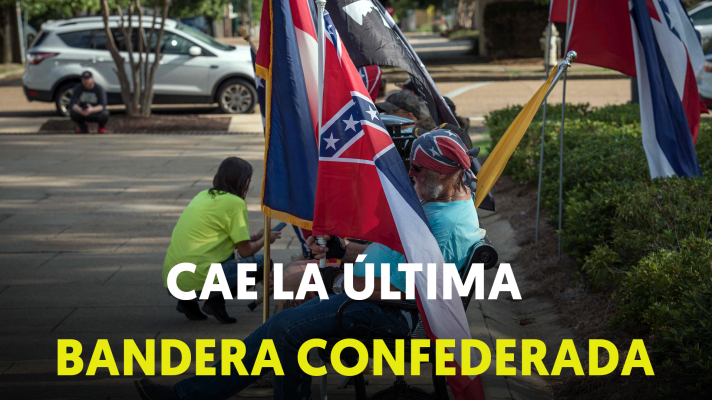 Cae la bandera de Misisipi, la última con simbología del racismo confederado