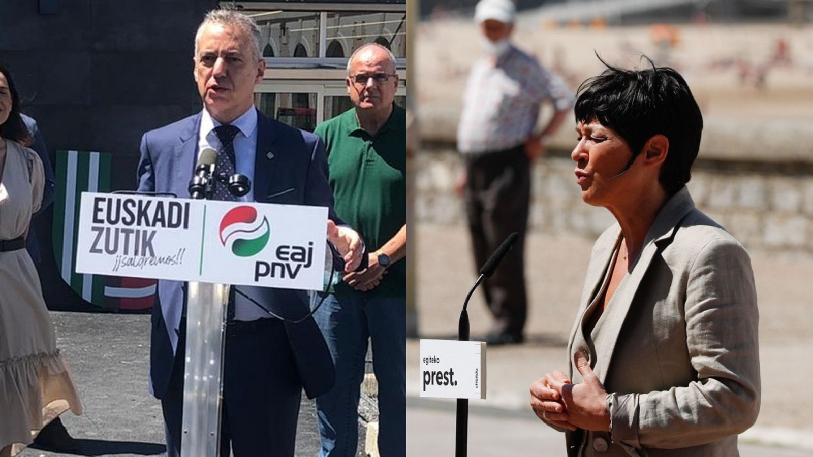 Elecciones vascas 12J: Urkullu defiende la Eurorregión vasca y Bildu pide dignificar a las víctimas de la represión