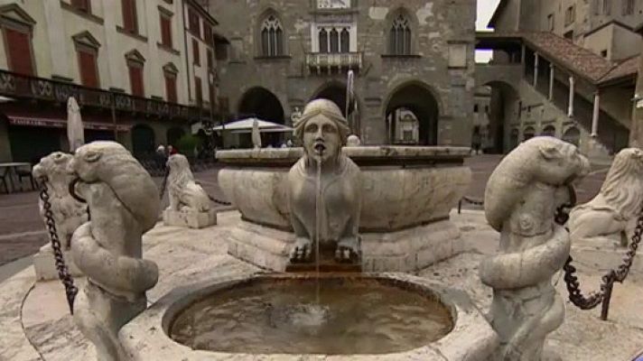 Telediario 1 - La pandemia penaliza el turismo en Bérgamo