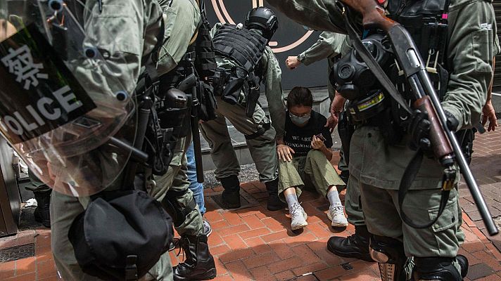 Primeros detenidos en Hong Kong tras la aplicación de la nueva Ley de Seguridad Nacional
