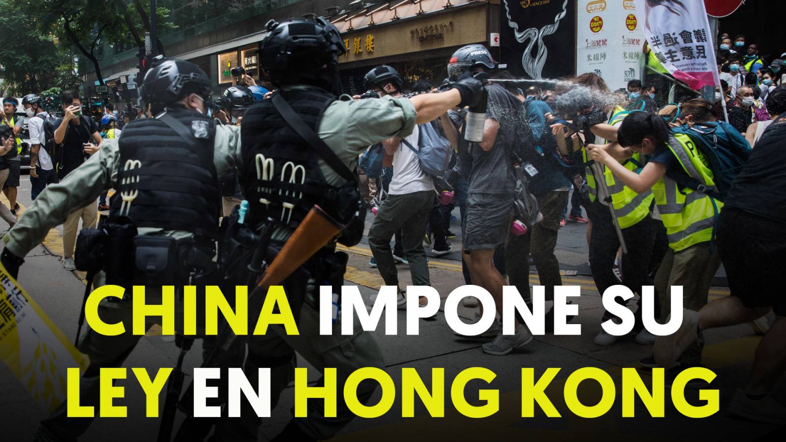 Protestas: entra en vigor la ley de seguridad nacional en Hong Kong