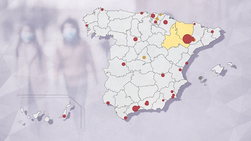 Badajoz y Palma se suman a la lista de brotes activos en España