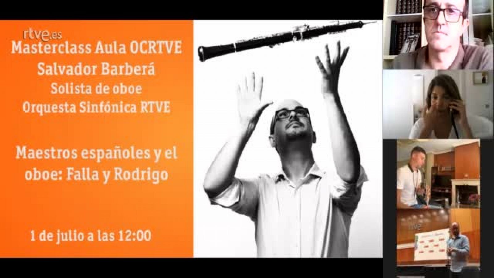 Orquesta y Coro de RTVE: Masterclass Aula OCRTVE Salvador Barberá 1 de julio 2020 | RTVE Play