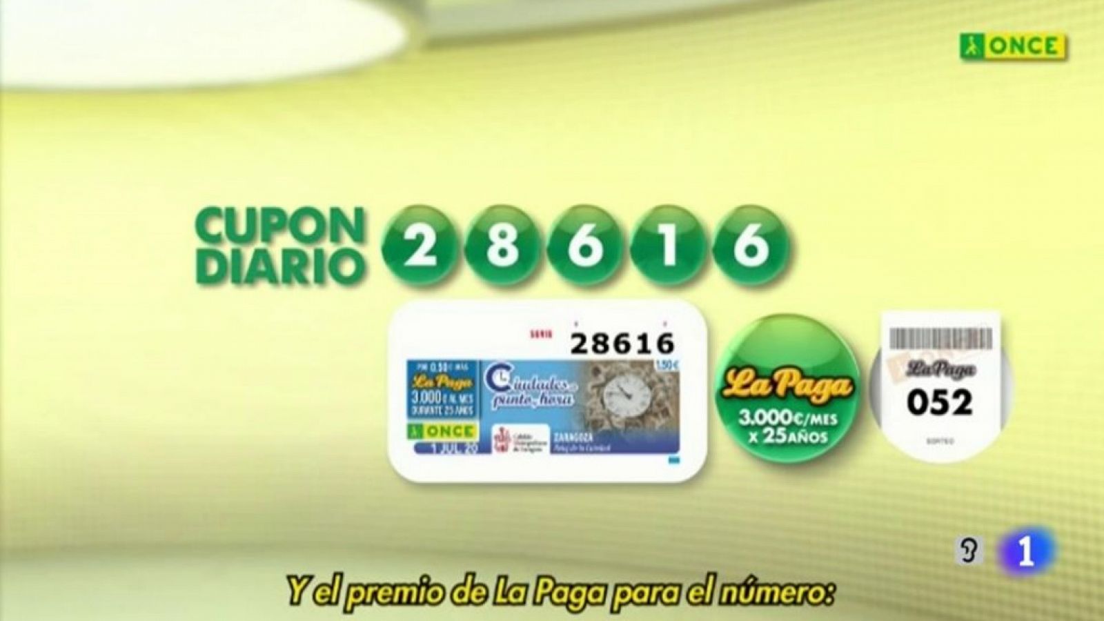 Sorteo ONCE - 01/07/20 - RTVE.es