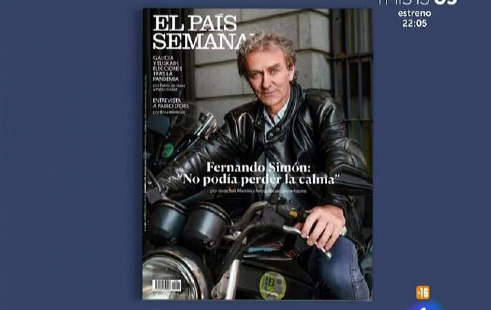 El fenómeno Fernando Simón: portada de El País Semanal