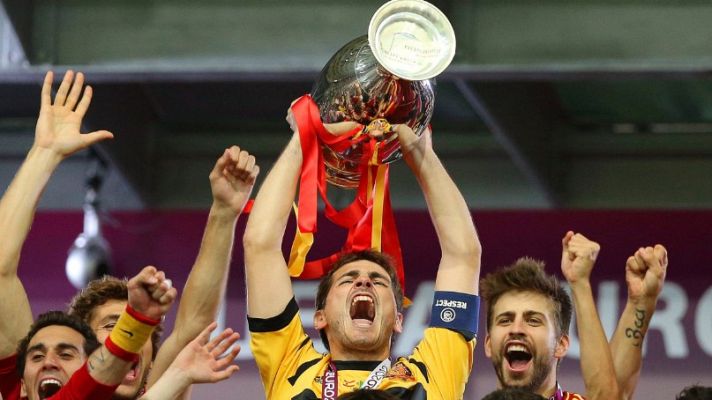 Telediario 1 - Casillas, molesto con la RFEF por un vídeo conmemorativo de los éxitos de la selección