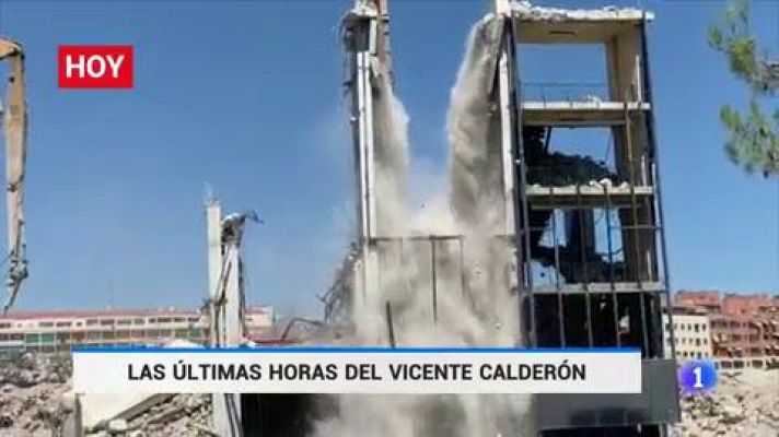 Las últimas horas del estadio Vicente Calderón