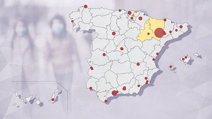 Lleida acumula nueve brotes de coronavirus