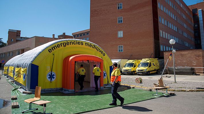 Telediario 1 - Nueve brotes de coronavirus permanecen activos en Lleida con 365 contagiados