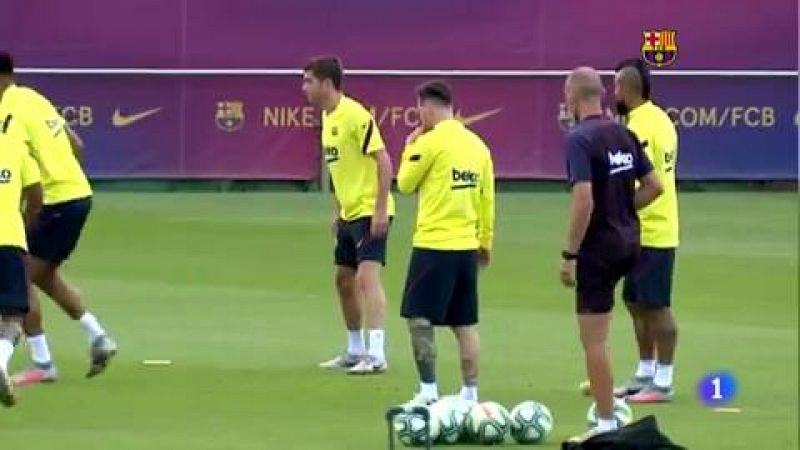 Vídeo | Setién: "No voy a especular con el futuro de Messi, no le he escuchado nada"