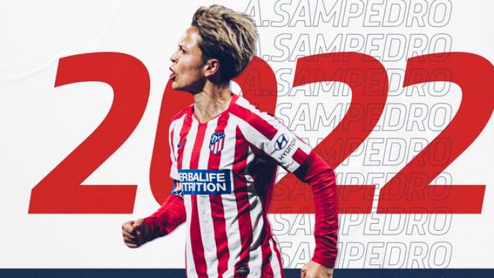 Telediario 1 - Amanda Sampedro, dos años más feliz como capitana del Atlético de Madrid