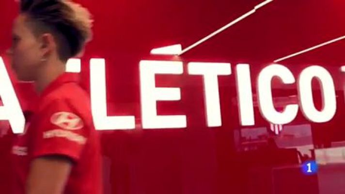 Telediario 1 - Amanda Sampedro, dos años más feliz como capitana del Atlético de Madrid