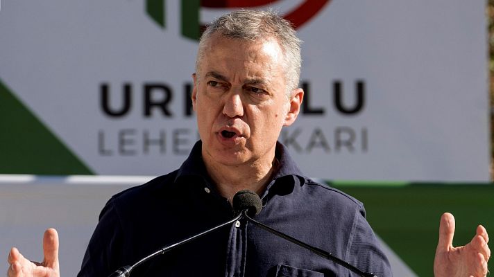 Telediario 1 - Elecciones vascas 2020: El PNV reivindica su gestión en el Gobierno vasco y Bildu le reprocha los casos de corrupción