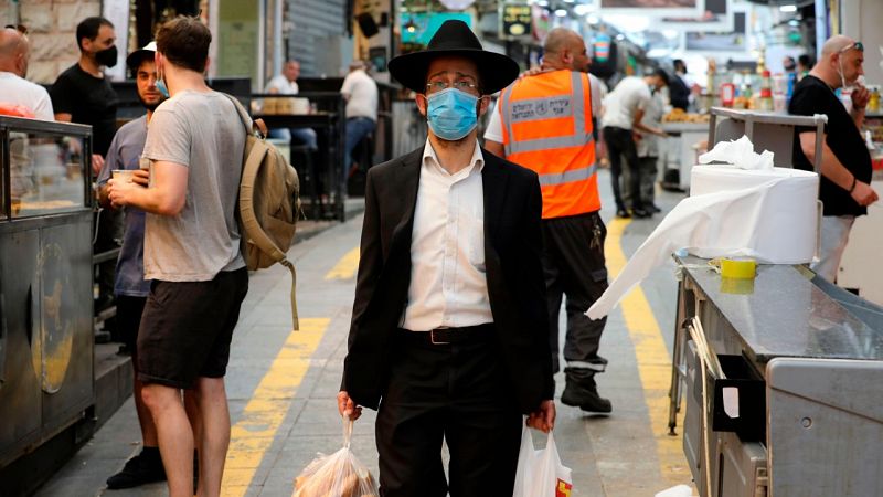 Preocupación por el aumento de los contagios de coronavirus en Israel y los territorios palestinos 