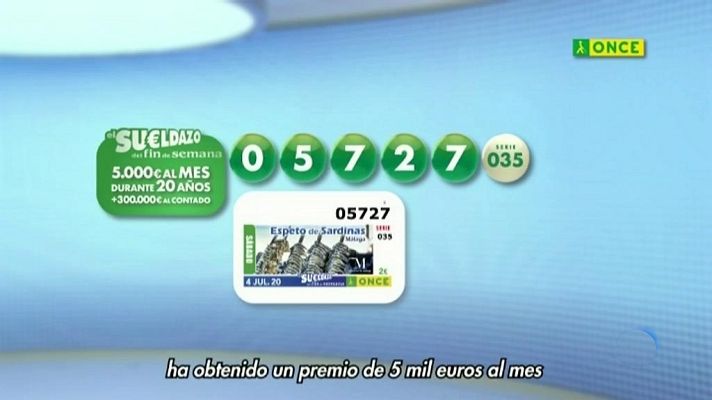 Sorteos ONCE - Sorteo ONCE - 04/07/20