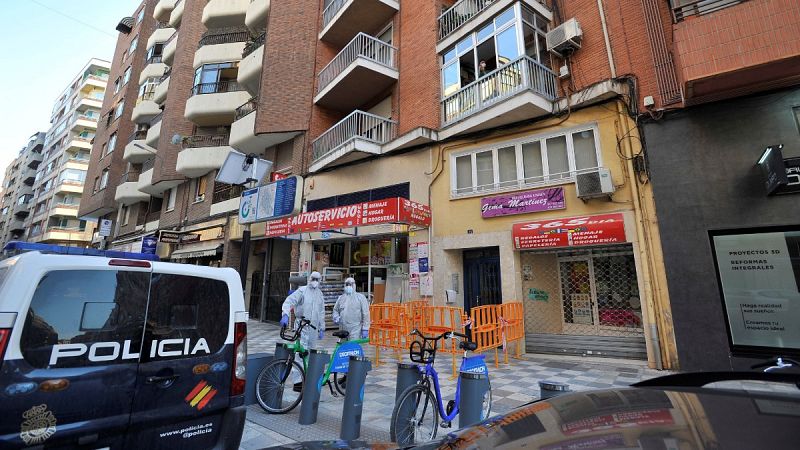 Nueve positivos por coronavirus en un bloque aislado en Albacete