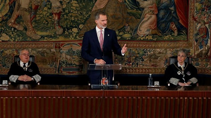 Telediario 1 - El Tribunal Constitucional conmemora su 40º aniversario