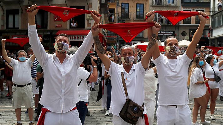 Por primera vez desde 1938 no suena el chupinazo en los Sanfermines