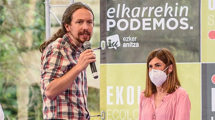 Telediario 1 - Elecciones 12J: Iglesias asegura que Podemos es el único capaz de "sentar en una mesa" a PSE y EH-Bildu