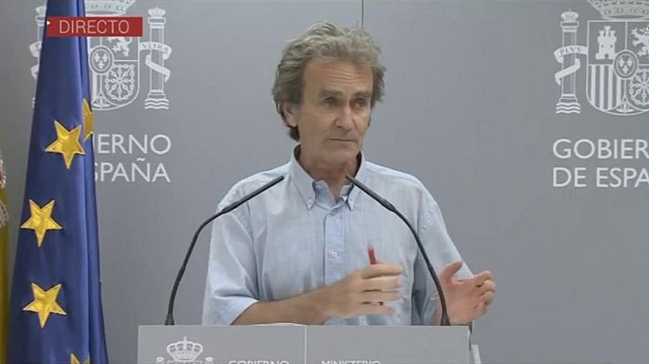 Especiales informativos - Coronavirus. Comparecencia de Fernando Simón - 06/07/20