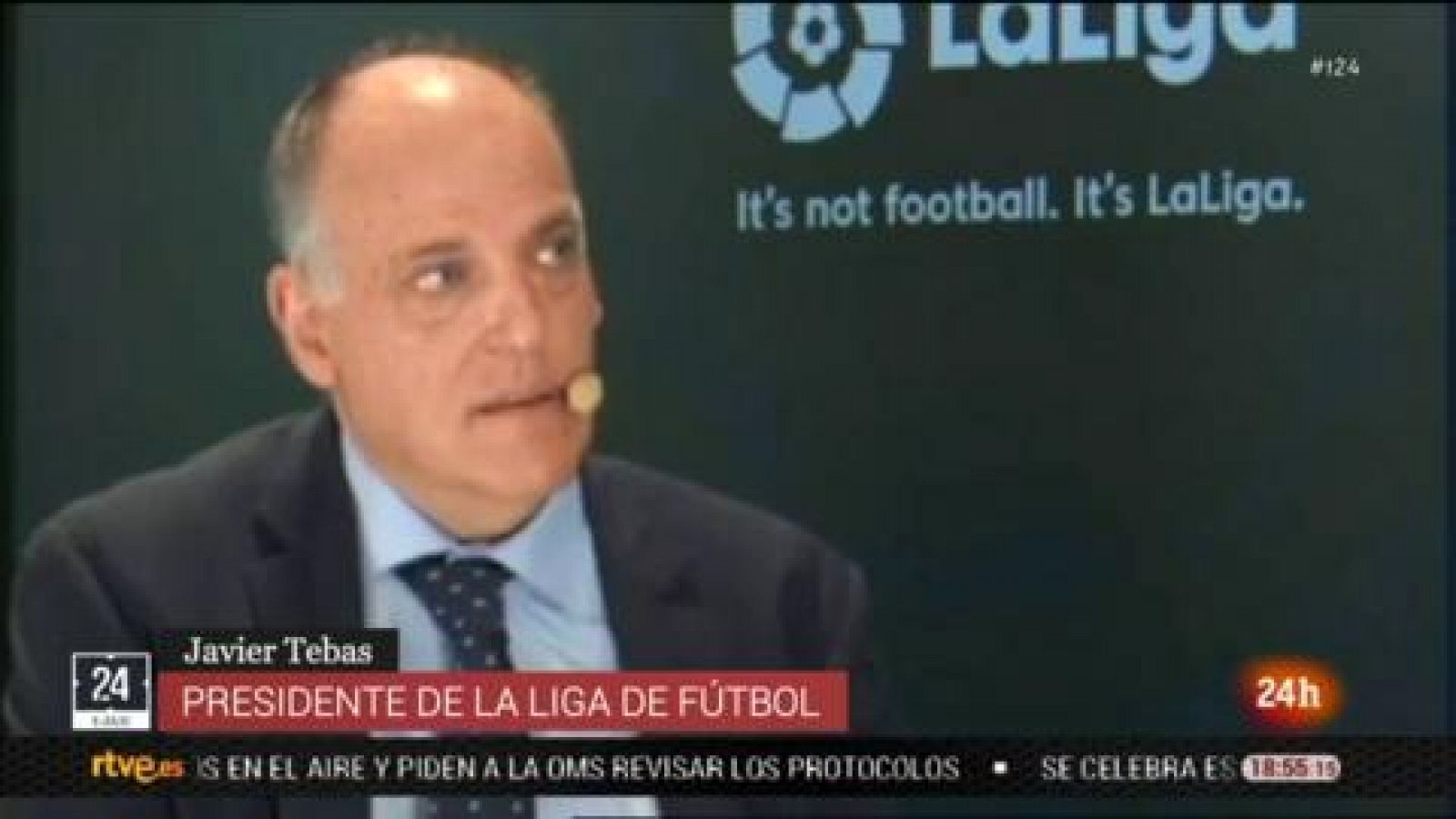 Tebas: "Al VAR le pongo un 7"