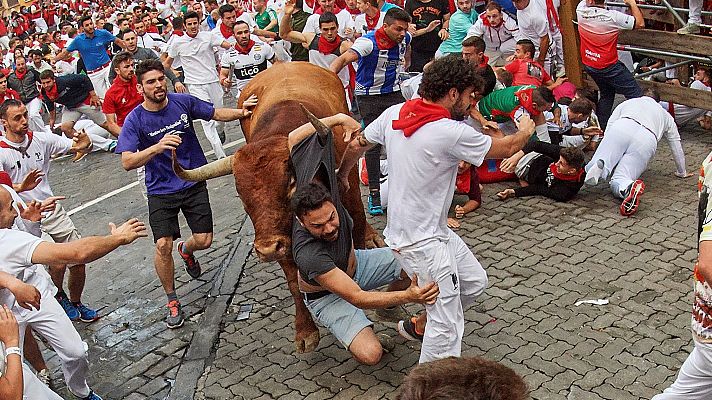 Sanfermines | "Corriendo al 2021": recordamos el encierro de los José Escolar de 2015