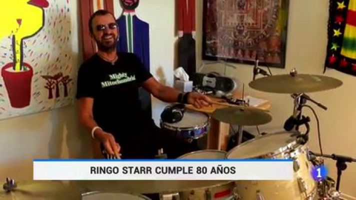Telediario 1 - Ringo Starr celebrará su 80 cumpleaños con un concierto en streaming con amigos