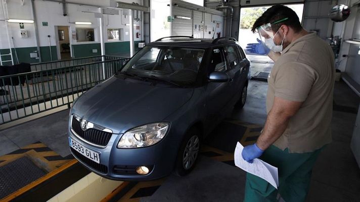 Telediario 1 - Las ITV se colapsan por las revisiones atrasadas durante el confinamiento