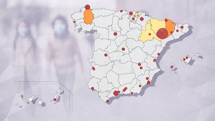 Telediario 1 - Los sanitarios en Lleida, al límite por los brotes