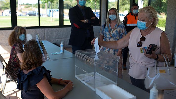 Telediario 1 - Elecciones gallegas en A Mariña: dudas sobre cómo votar con el brote de Covid-19