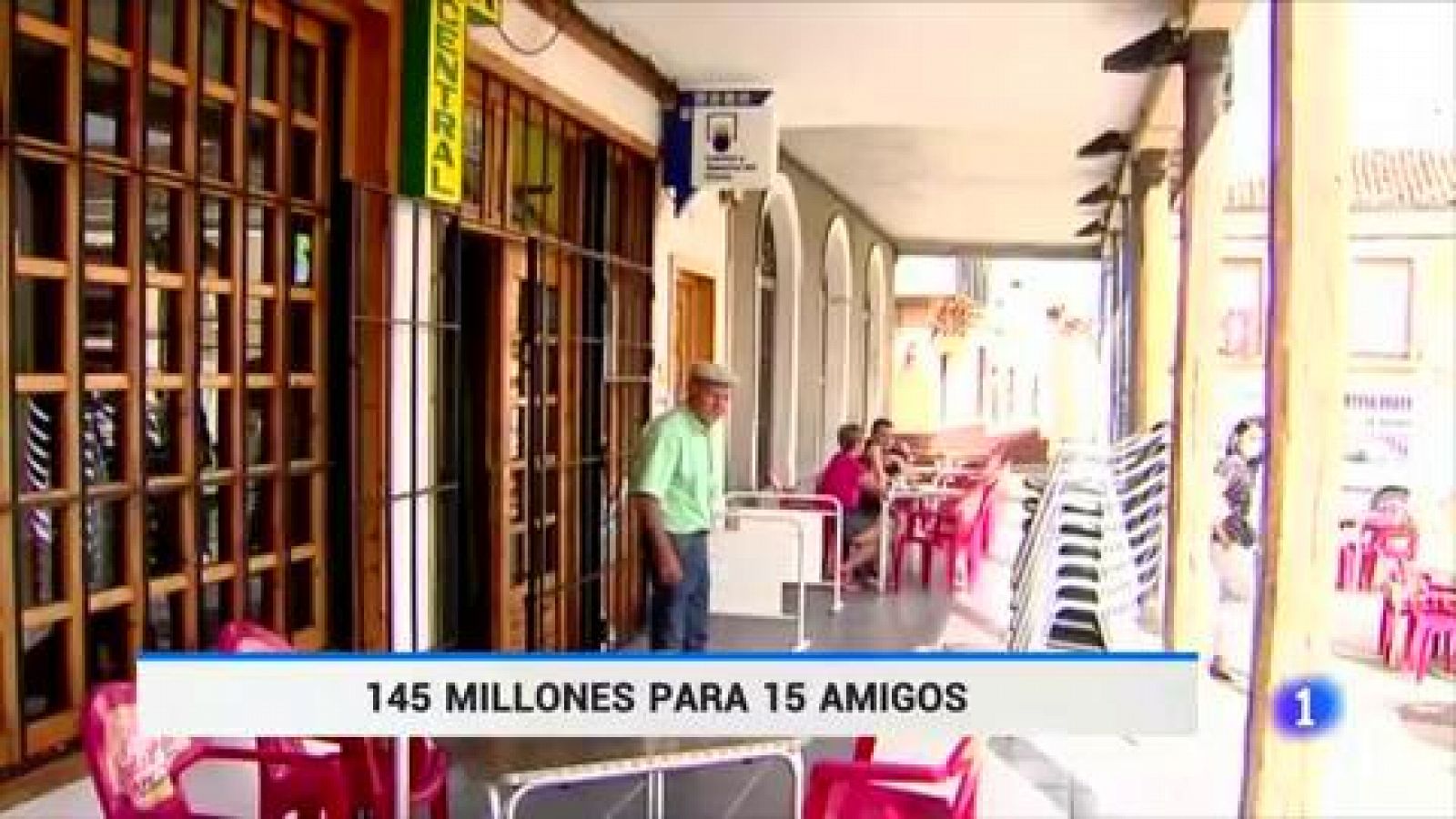 Telediario 1: Unos amigos de Mayorga (Valladolid) ganan 145 millones de euros | RTVE Play