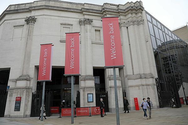 Telediario 1 - La National Gallery de Londres es el primer museo británico que abre después del cierre por el coronavirus