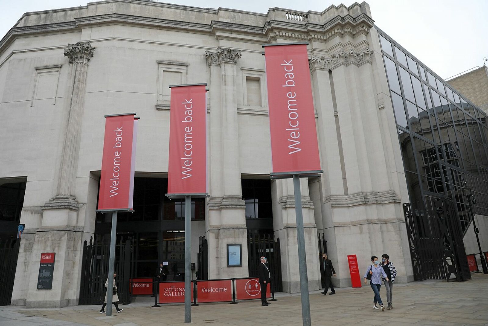 La National Gallery de Londres es el primer museo británico que abre después del cierre por el coronavirus