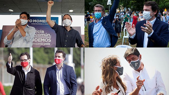 Telediario 1 - Feijóo asegura que votar el 12J es "tan seguro como hacer el examen de la EVAU"