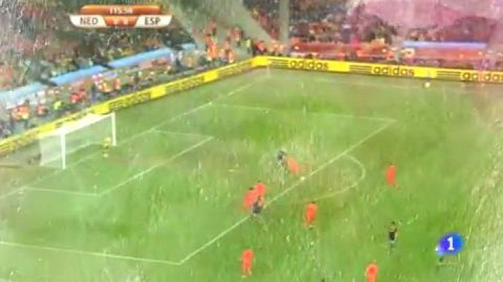 Telediario 1 - Xavi: "Levantar la copa parecía inalcanzable"